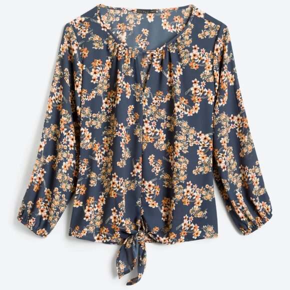 Beacon Tops - Beacon | Tie Front Blouse | Size S